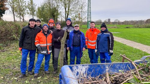 Grünschnitt an der Dorfwiese 23.11.2024